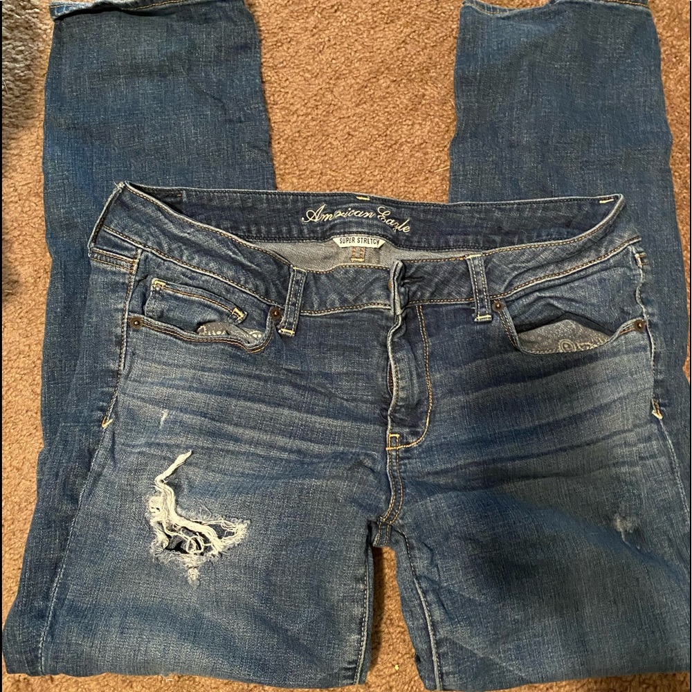 American Eagle EUC 14 Short Skinny Stretch Jean